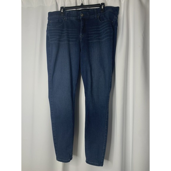 torrid Denim - Torrid Premium Bombshell Skinny Jeans Stretch dark blue denim plus 20